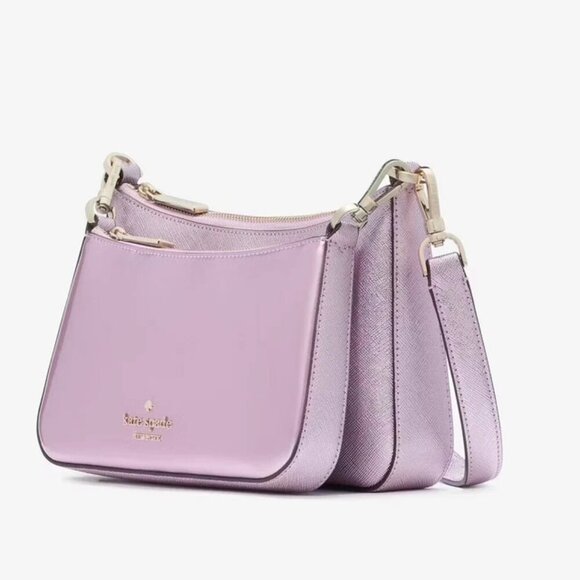 HOST PICK Kate Spade New York Quartz Duet (2 bags) Patent Crossbody Duo NWT - Picture 12 of 14